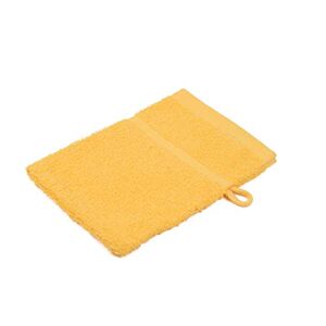 GOZZE Gözze - Bath/Shower Glove/Mitt, Set of 4, Soft and Absorbent, 100% Cotton, 16 x 21 cm - Gold