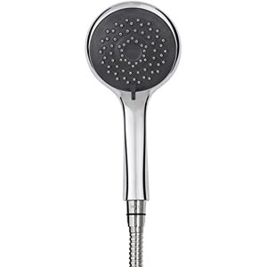 Triton Showers Triton Shower Head Bathroom Accessory Water 5 Spray Patterns High Pressure Shower Heads 8000 Series Chrome Finish Head Set Shower Accessories