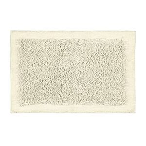 WENKO Sidyma Bath Mat Beige 60 x 90 cm, Cotton, 60 x 0 x 90 cm
