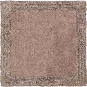 Grund Bath Mat, Ultra Soft, Absorbent and Anti Slip, Organic Cotton, 5 Years Warranty, LUXOR, Small Mat 60x60 cm, Brown