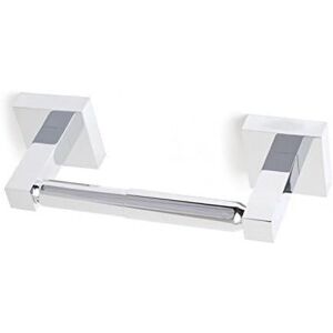 Home Treats Square Bathroom Bar Toilet Roll Holder Toilet Paper Holder Bar Chrome Toilet Tissue Dispenser Stainless Steel