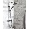 K-Vit Kartell Thermostatic Shower with Dual Shower Head black 115.0 H x 26.8 W cm