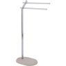 Wenko Puro Freestanding Towel Stand brown/gray 79.0 H x 20.0 D cm