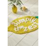 Sassy B 'Lemon Zest' Bath Mat