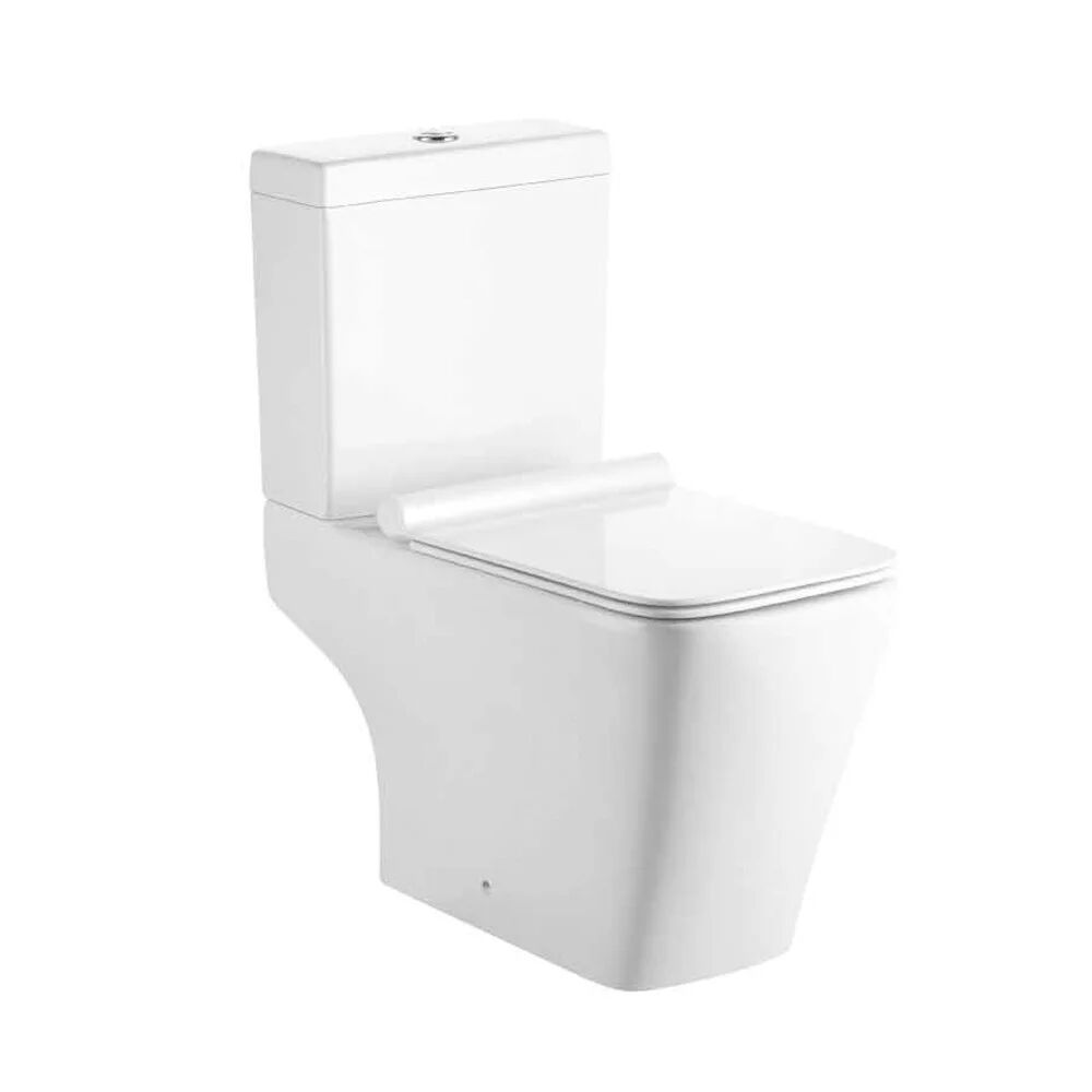 Photos - Toilet Belfry Bathroom Chiesa Close Coupled  with Button Flush and Soft Clo