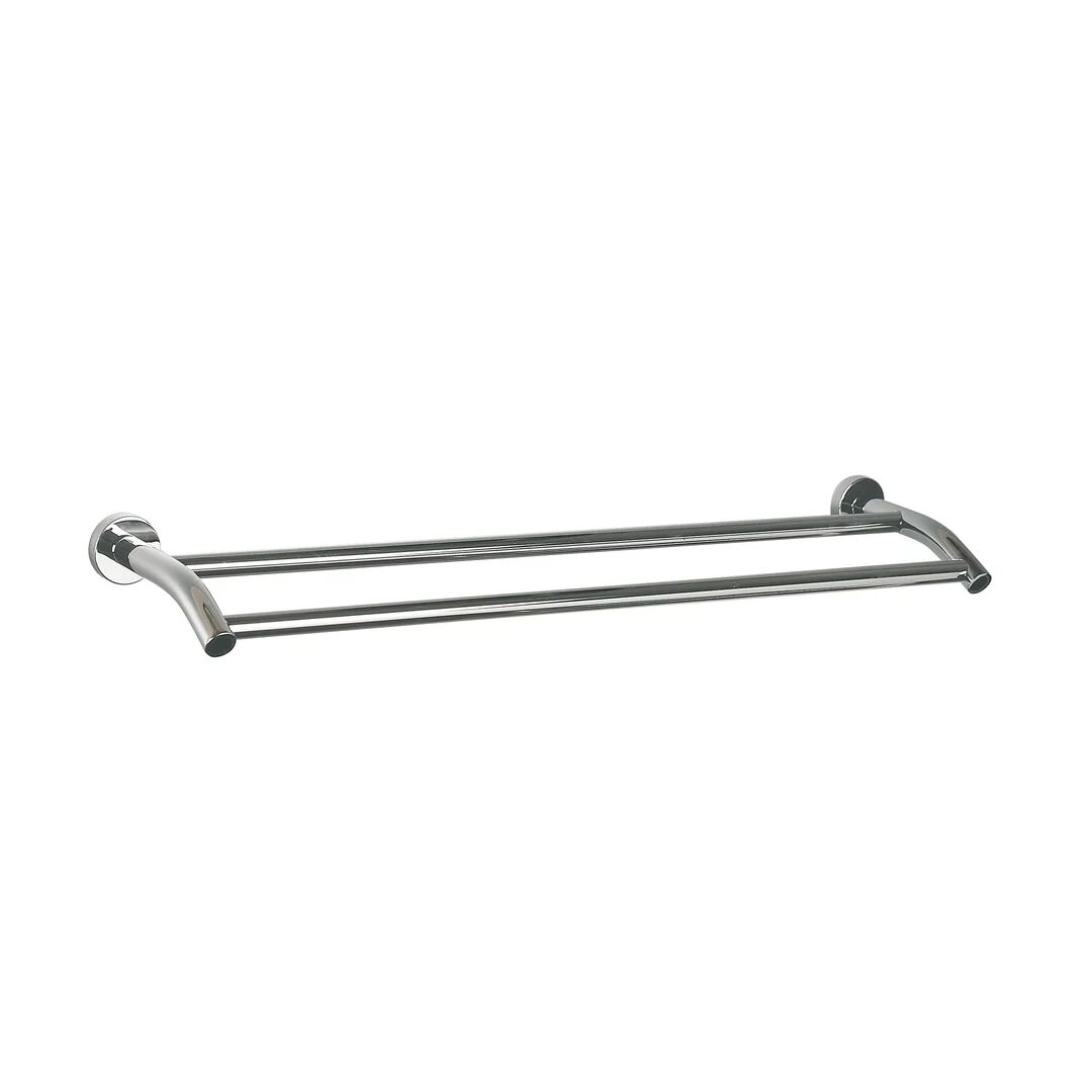 Photos - Towel Holder Belfry Bathroom Conte 65cm Wall Mounted Double Towel Rail gray 5.8 H x 65.