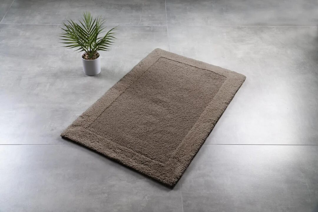 Photos - Towel Ridder Amelie Rectangle Bath Mat gray 120.0 H x 70.0 W x 14.0 D cm 