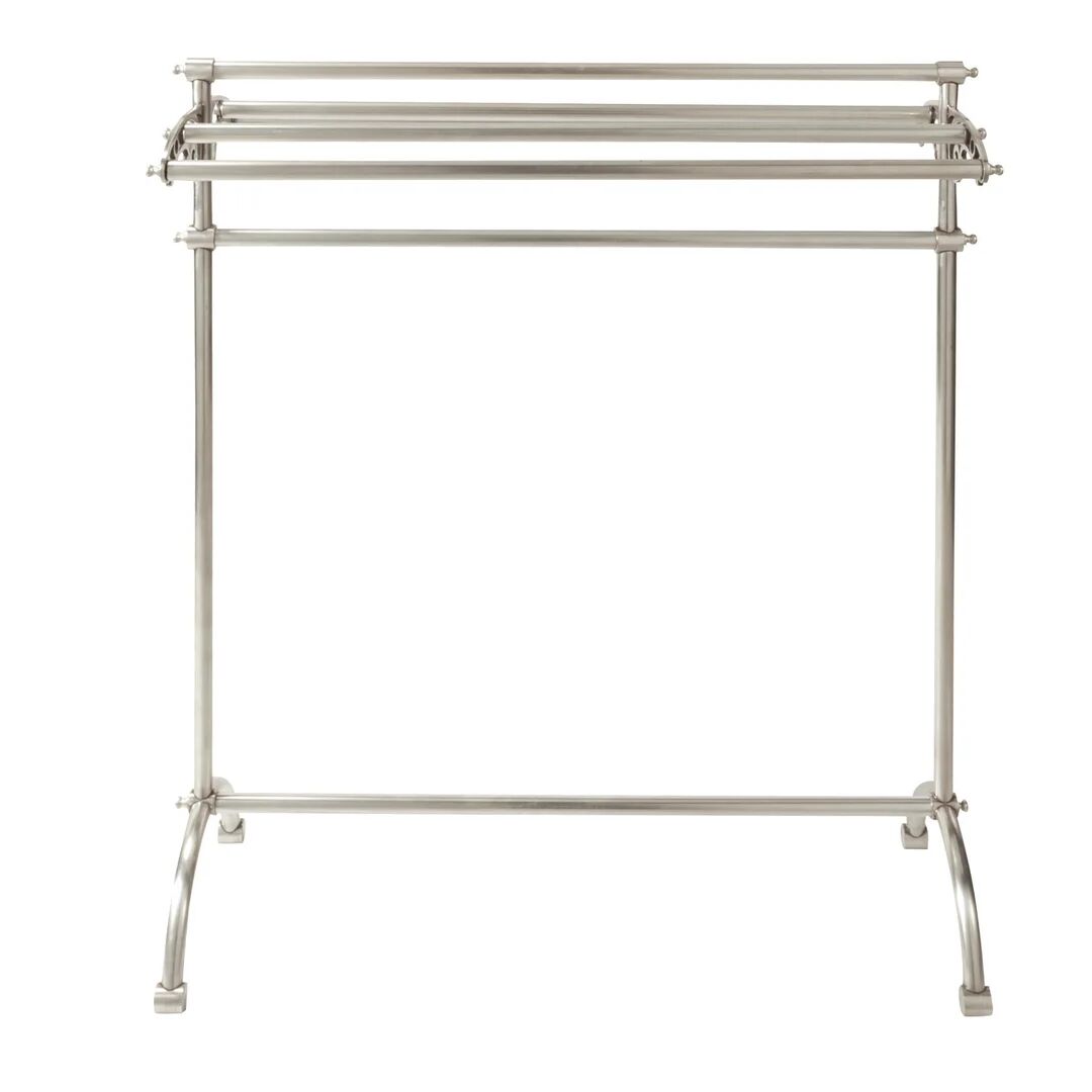 Photos - Towel Holder Rosalind Wheeler Quealy Free Standing Towel Stand gray 88.0 H x 32.0 D cm