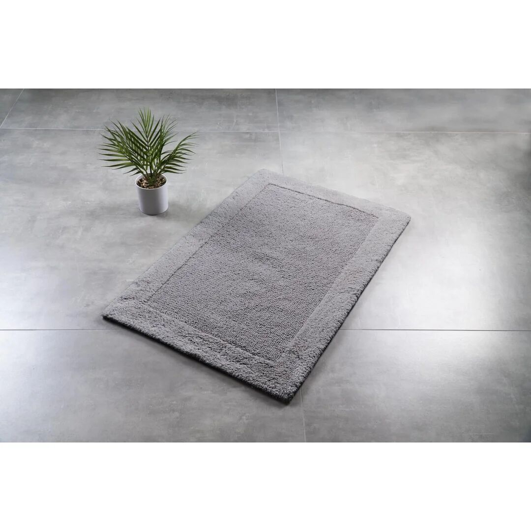 Photos - Towel Ridder Amelie Rectangle Bath Mat gray 120.0 H x 70.0 W x 14.0 D cm 