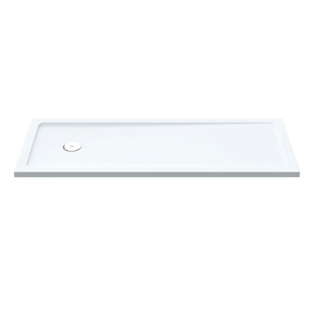 Nuie 1700 X 700 mm Plastic Shower Tray white 17.0 H x 70.0 W x 40.0 D cm