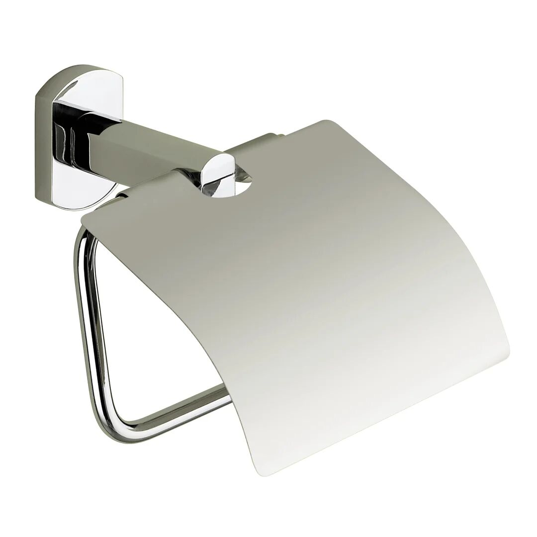 Photos - Toilet Paper Holder Symple Stuff Draco Wall Mounted Toilet Roll Holder with Flap 13.0 H x 15.2