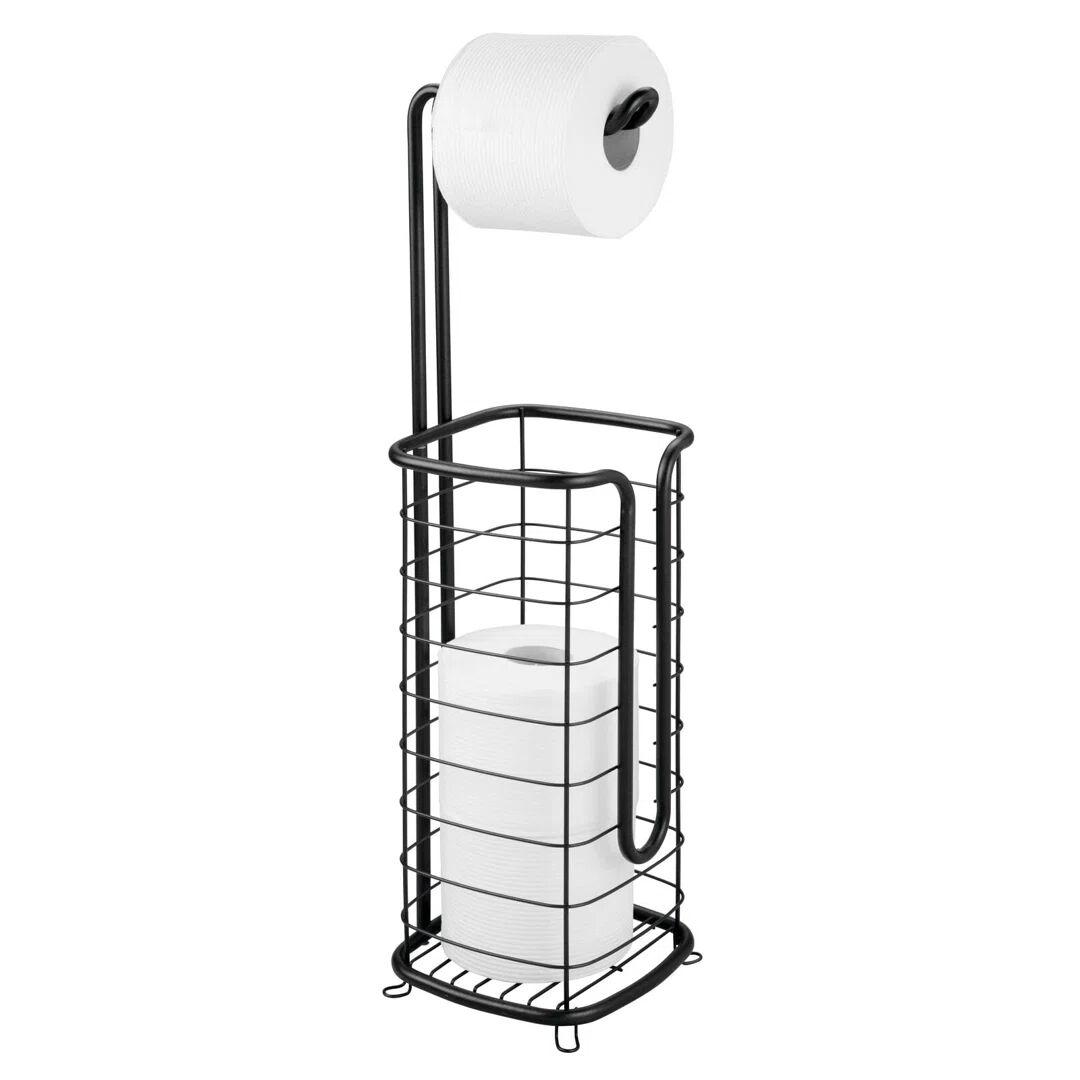 Photos - Toilet Paper Holder Belfry Bathroom Free Standing Toilet Roll Holder black 61.0 H x 18.4 W x 1