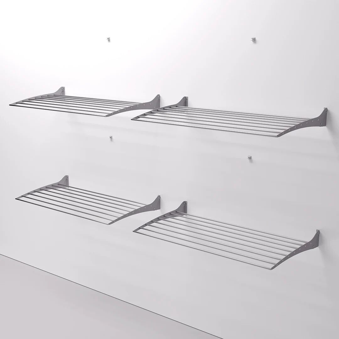 Foxydry Fold 120 x 4 wall-mounted space-saving drying rack