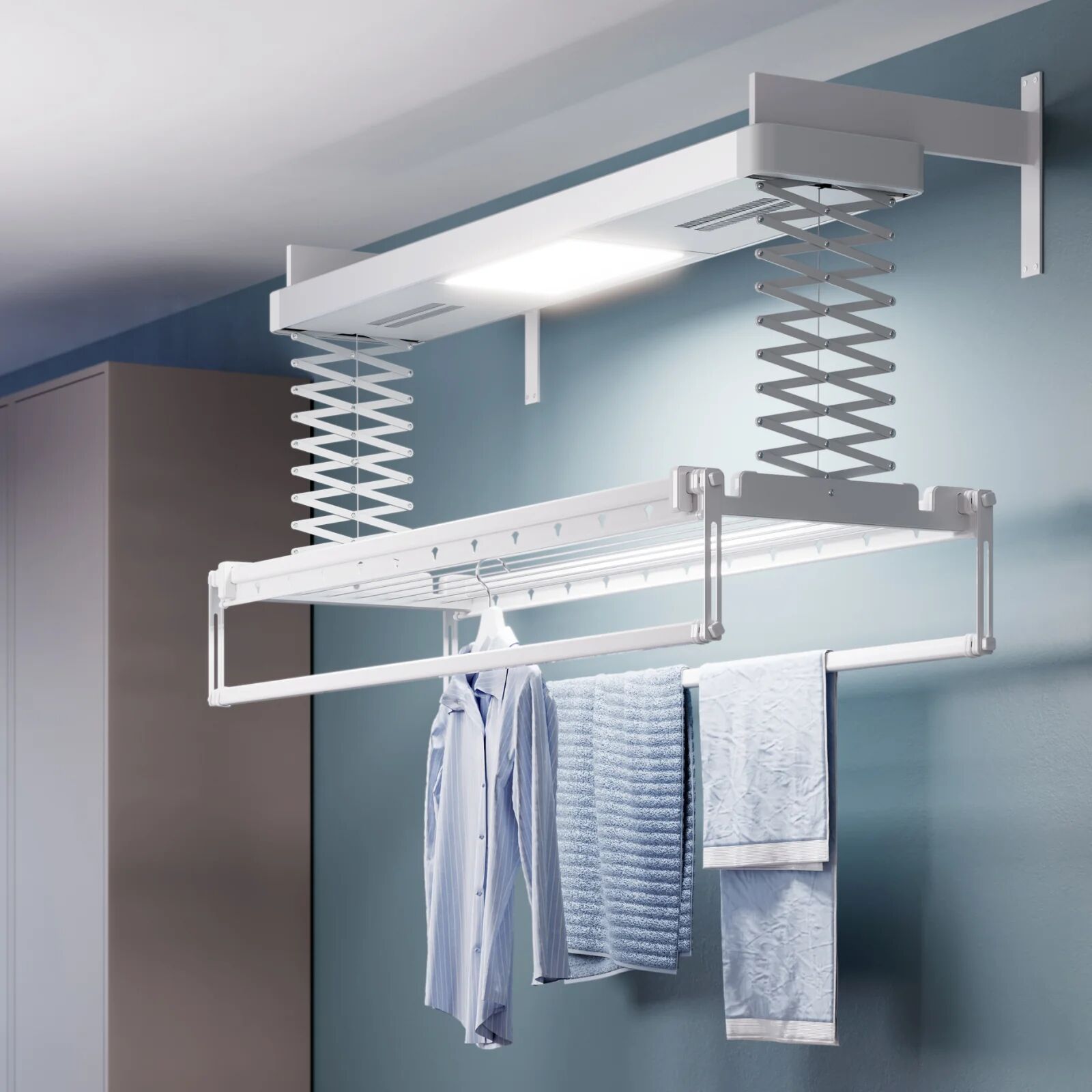Foxydry Pro 120 for walls heated clothes drying rack
