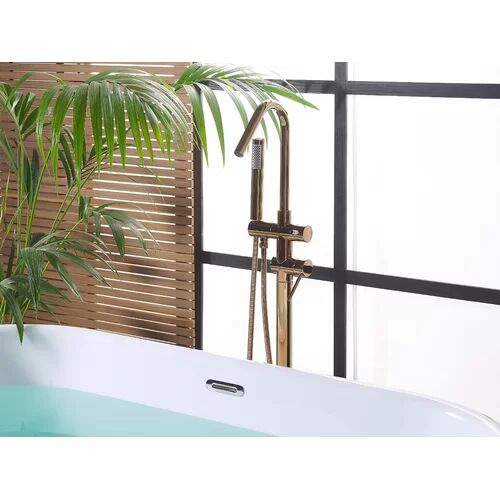 Canora Grey Tanesha Freestanding Bath Mixer Tap Canora Grey  - Size: 52cm H X 13cm W X 15cm D