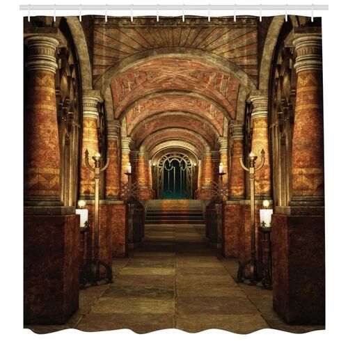 East Urban Home Church with Candles Shower Curtain East Urban Home Size: 200cm H x 175cm W  - Size: Standard (72" x 72") Extra Long (72" x 96")