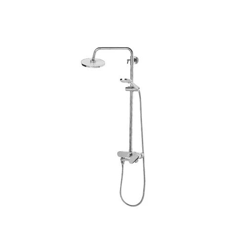 Belfry Bathroom Milsom Mixer Shower with Dual Shower Head Belfry Bathroom Finish: Silver