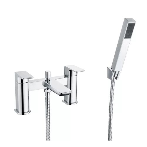 Belfry Bathroom Parthena Deck Mounted Bath Shower Mixer Belfry Bathroom  - Size: Kingsize (5')