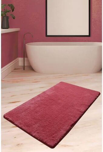 Ebern Designs Margaretville Rectangle Bath Mat Ebern Designs Colour: Rose, Size: 3cm H x 70cm W x 120cm L  - Size: