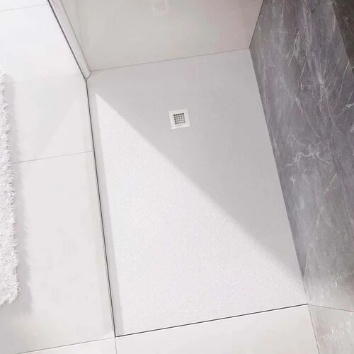 Belfry Bathroom Anneke Stone Standard Shower Tray – White Belfry Bathroom Size: 0.25cm H x 17cm W x 9cm D  - Size: