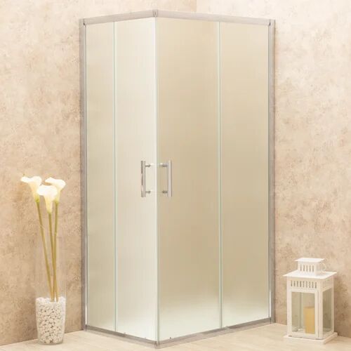 Belfry Bathroom Adjustable Rectangular Shower Enclosure Belfry Bathroom Size: 185cm H x 84cm W x 115cm D  - Size: 185cm H x 77cm W x 116cm D