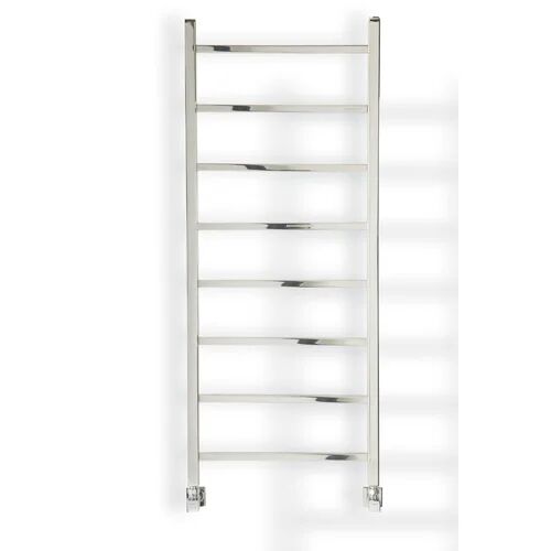 Belfry Heating Diva Stainless Steel Wall-Mounted Heated Towel Rail Belfry Heating Finish: Polished Stainless Steel, Size: 120cm H x 50cm W x 9.5cm D  - Size: 1180mm H x 500mm W x 100mm D