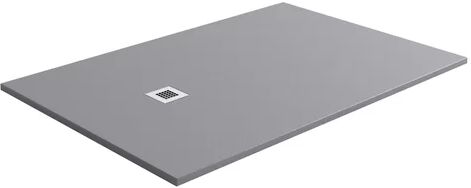 Belfry Bathroom Arian Shower Tray - Gray Belfry Bathroom Size: 25mm H x 700mm W x 1700mm H  - Size: 25mm H x 800mm W x 1500mm H