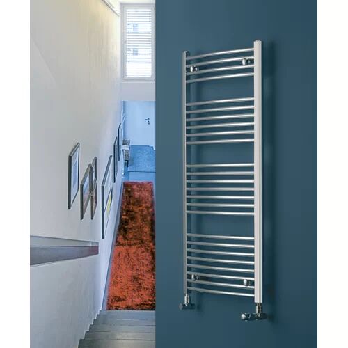 Belfry Heating Angelo Vertical Straight Towel Rail Belfry Heating Size: 126.4cm H x 60cm W x 11.1cm D  - Size: 1300cm H X 500cm W X 96cm D