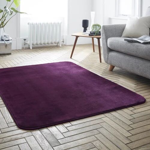 Brayden Studio Iulger Retangle Bath Mat Brayden Studio Size: 120 x 170cm, Colour: Aubergine  - Size: