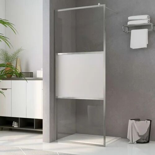 Belfry Bathroom Gutirrez Semi-Frameless Glass Hinged Shower Door Belfry Bathroom Size: 195cm H x 89cm W  - Size: