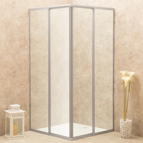 Belfry Bathroom Arche Adjustable Rectangular Shower Enclosure Belfry Bathroom Size: 185cm H x 70cm W x 79cm D  - Size: 185cm H x 71cm W x 120cm D