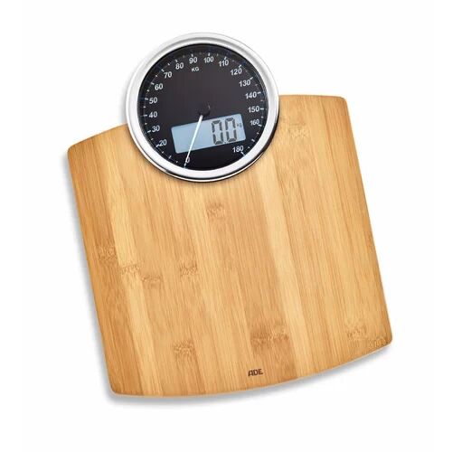 ADE Luna Bamboo Electronic Bath Scale ADE  - Size: 51cm H X 112cm W X 48cm D