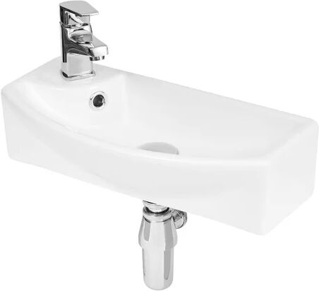 Hudson Reed Vitreous China Wall Hung Basin Hudson Reed  - Size: 24cm H X 6cm W X 8cm D