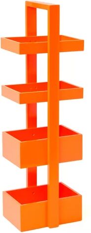 Ebern Designs Dull Wood Free Standing Shower Caddy Ebern Designs Finish: Orange  - Size: 30 cm H x 80 cm W