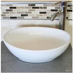 Belfry Bathroom Painuly Ceramic Countertop Basin with Tap Belfry Bathroom Novelty 70 x 100cm