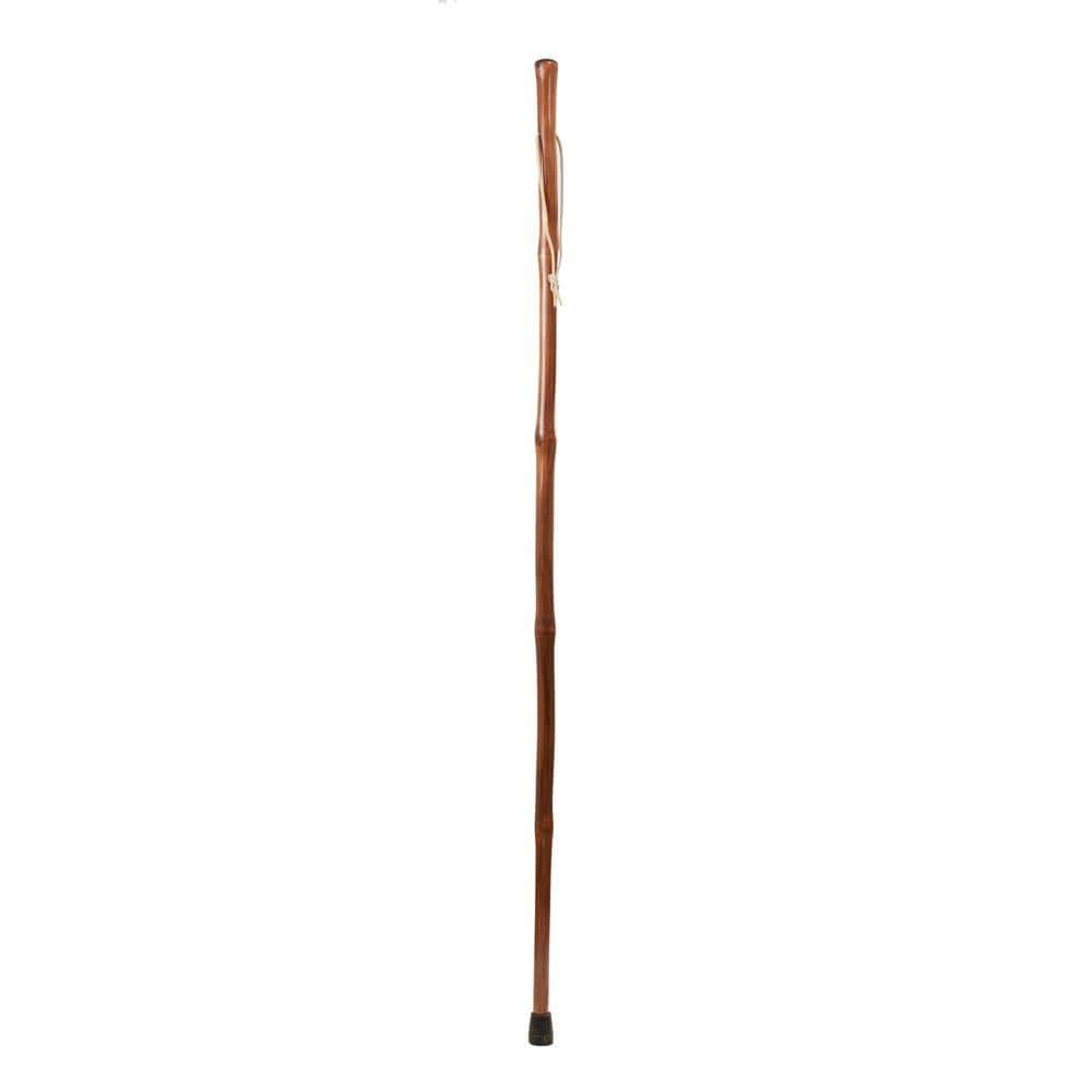 BRAZOS WALKING STICKS 48 in. Free Form Iron Bamboo Walking Stick in Red