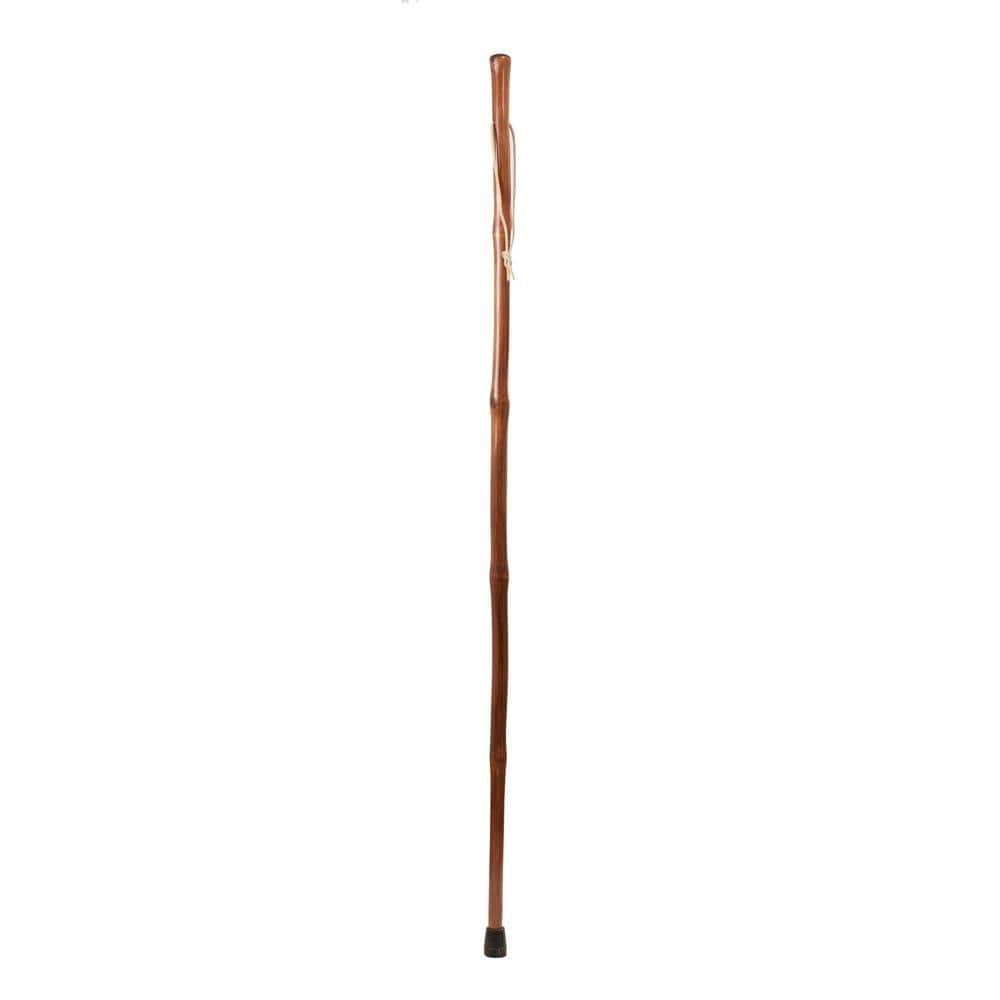 Brazos Walking Sticks 58 in. Free Form Iron Bamboo Walking Stick in Red