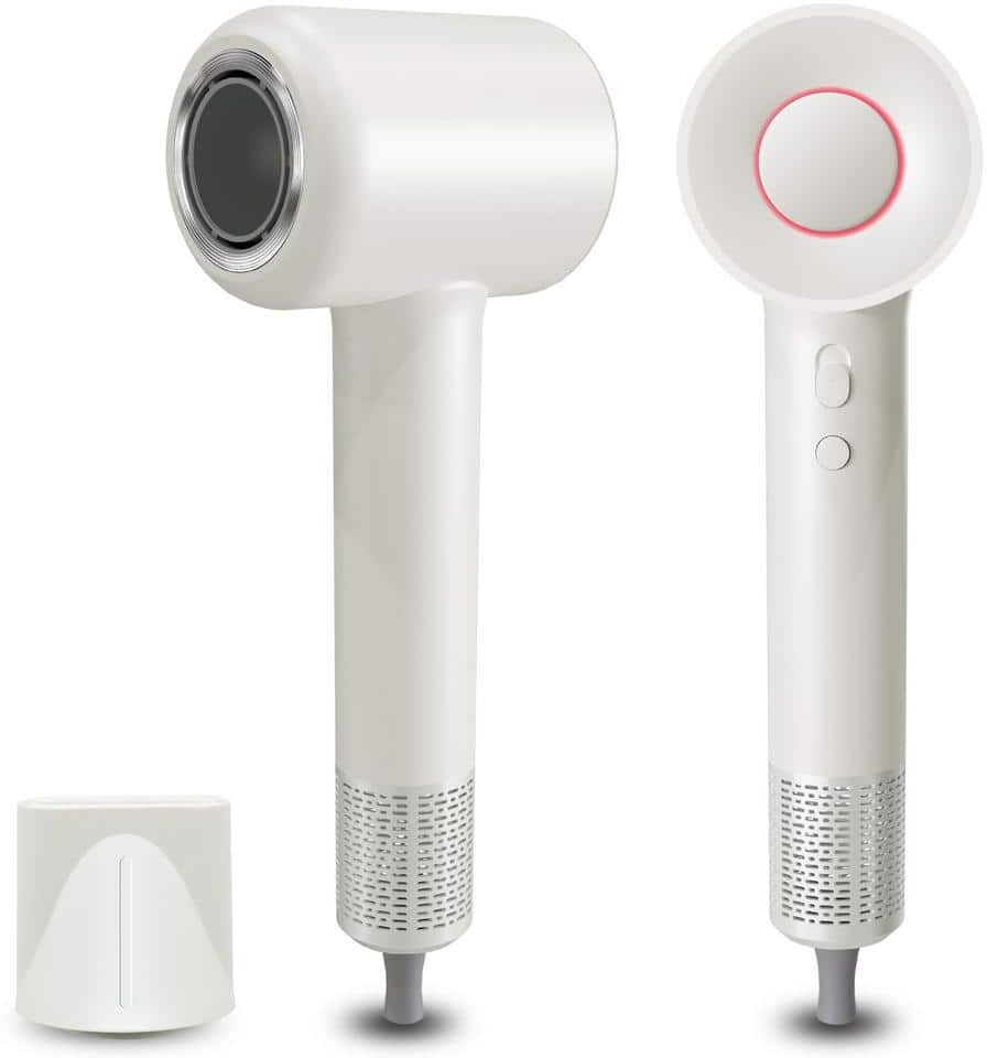 Aoibox 1600-Watt Hair Dryer in White