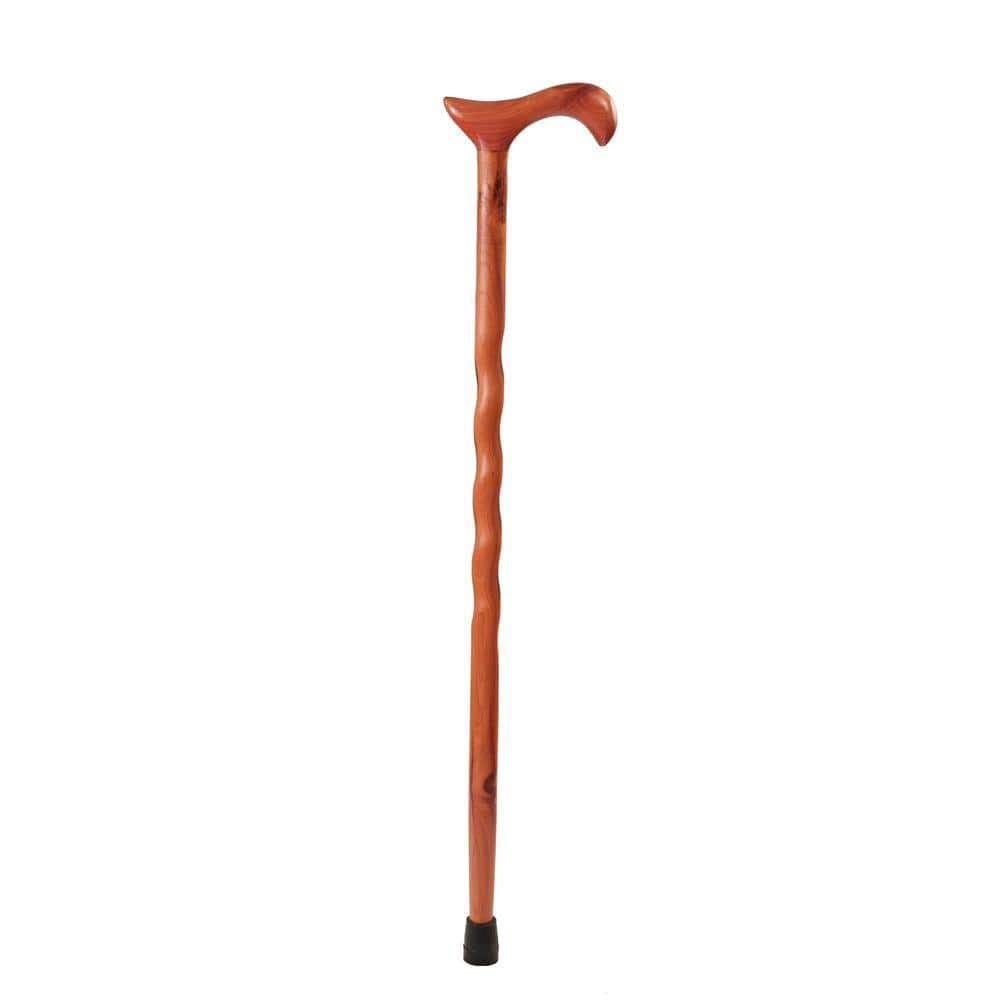 Brazos Walking Sticks 34 in. Twisted Aromatic Cedar Derby Walking Cane