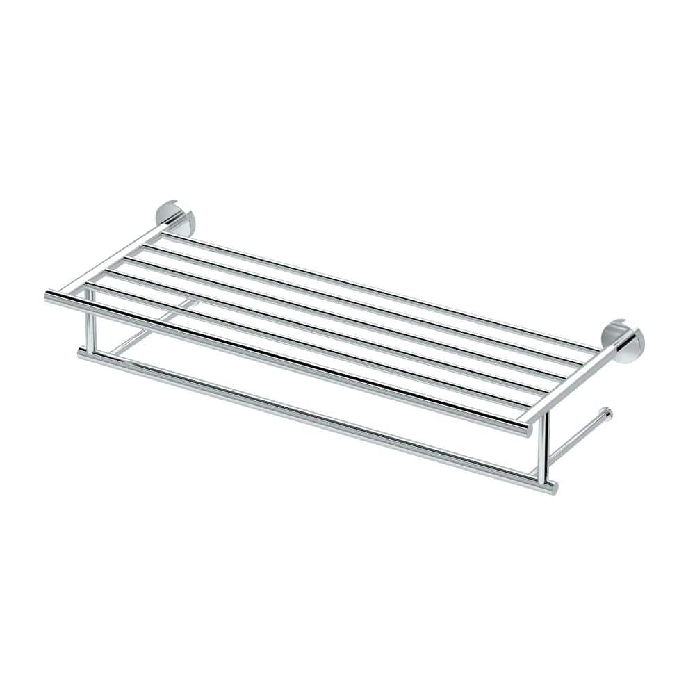 Gatco Glam 25.75 in. W Hotel Spa Rack in Chrome