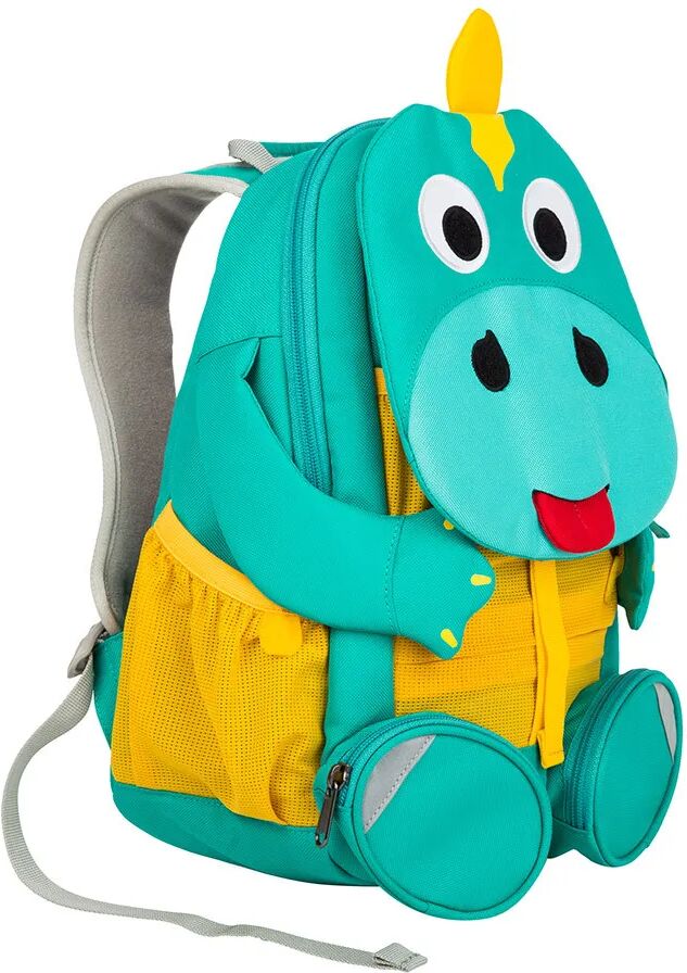 Affenzahn Kinderrucksack GROßER FREUND – DIDI DINO (20x31x12) in türkis/bunt