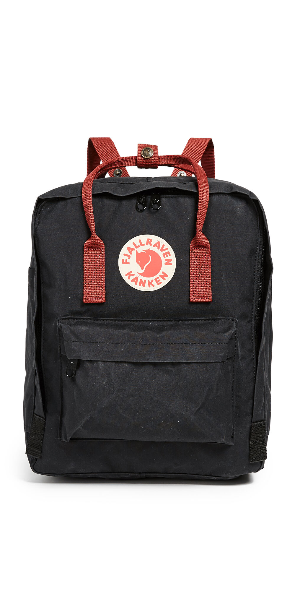 Fjallraven Kanken Backpack Black/Ox Red One Size  Black/Ox Red  size:One Size