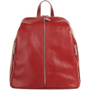 Samantha Look Cityrucksack, echt Leder, Made in Italy rot  B/H/T: 30 cm x 20 cm x 5 cm