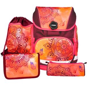 Funki Schulrucksack »Joy-Bag Mandala 4-teilig« dunkelblau