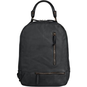 Samantha Look Cityrucksack, echt Leder, Made in Italy grau  B/H/T: 27 cm x 36 cm x 13 cm