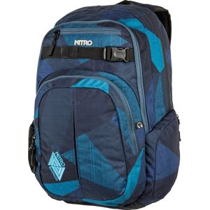 NITRO Schulrucksack »Chase«, Alltagsrucksack, Rucksack für Freizeit, Schule,... Fragments Blue  B/H/T: 37 cm x 51 cm x 23 cm