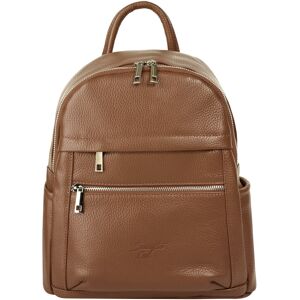 Samantha Look Cityrucksack, echt Leder, Made in Italy cognac  B/H/T: 24 cm x 30 cm x 9 cm