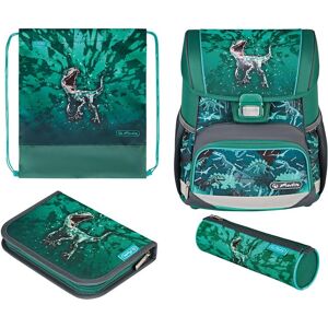 Herlitz Schulranzen »Schulthek Loop Plus Green Rex« Grün  B/H/T: 31 cm x 37 cm x 22 cm