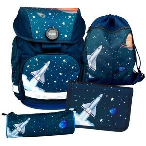 Funki Schulrucksack »Joy-Bag Space 4-teilig« dunkelblau