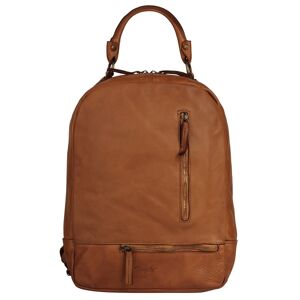 Samantha Look Cityrucksack, echt Leder, Made in Italy cognac  B/H/T: 27 cm x 36 cm x 13 cm